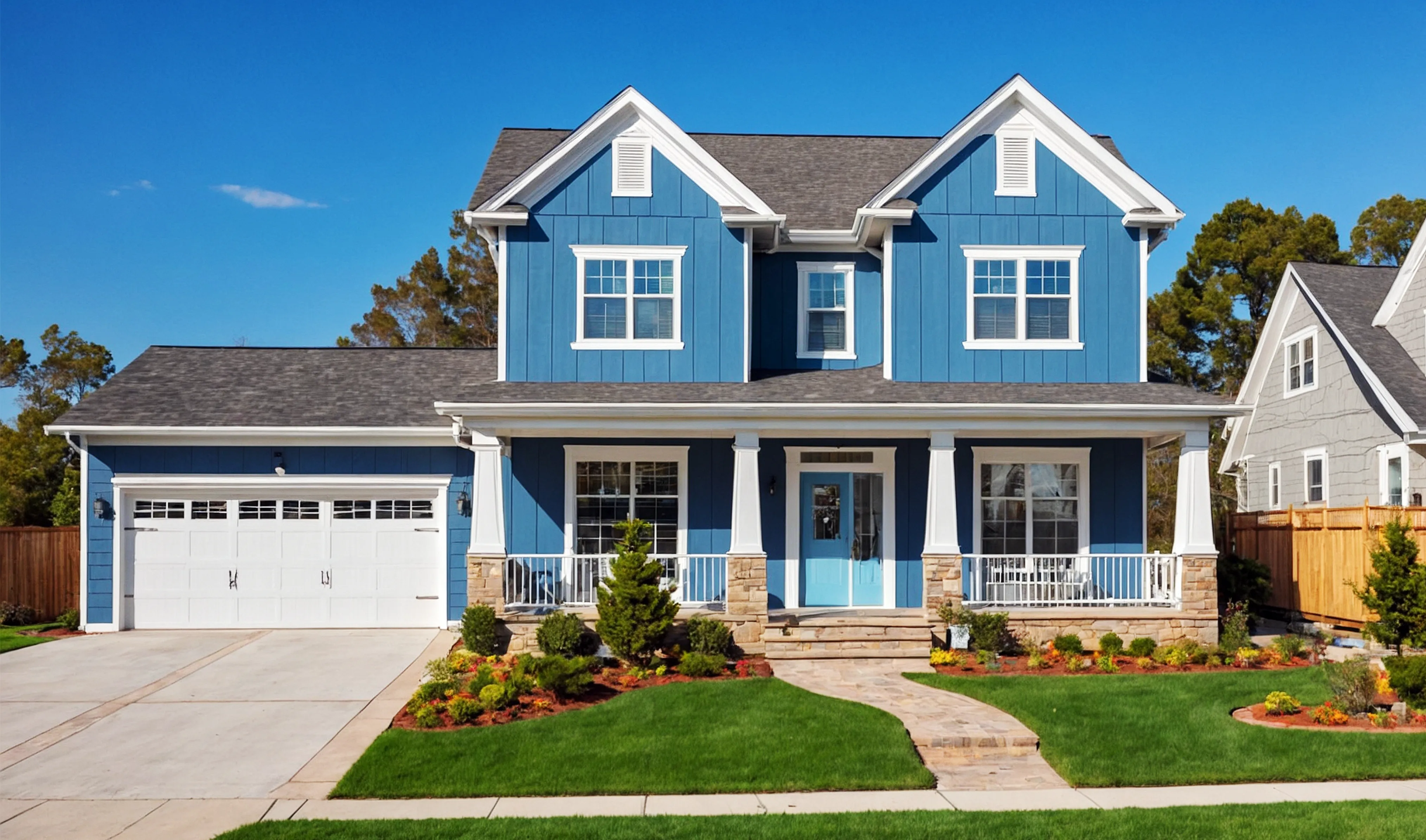 exterior paint on house JA Seekins Painting in Bothell WA
